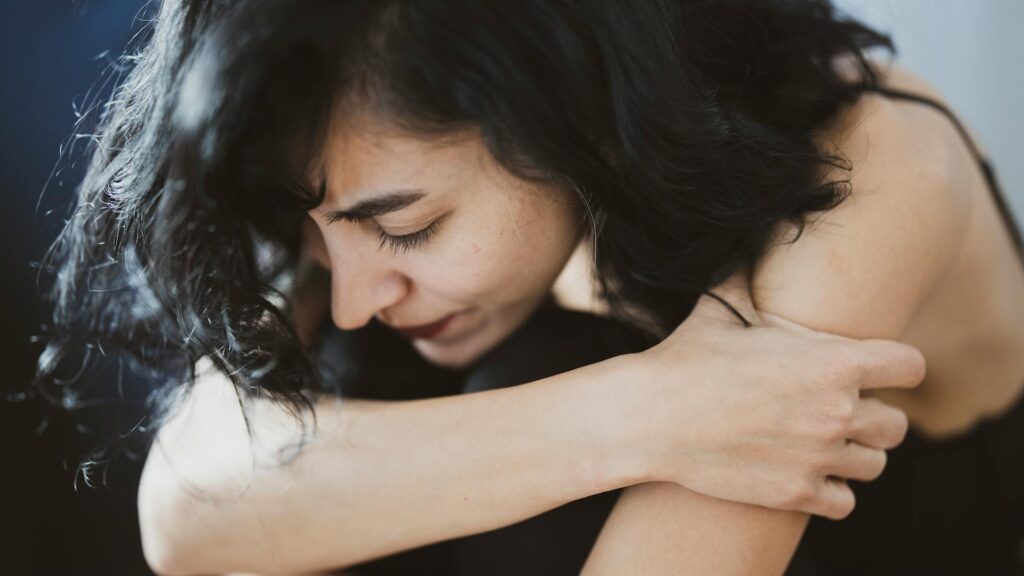 Stressed woman
